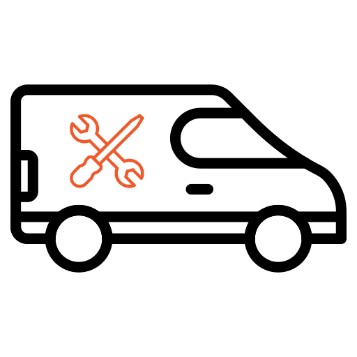 Icone fourgon réparation-outils